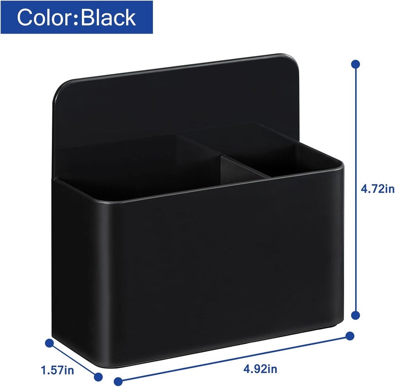Simetufy Magnetic Dry Erase Marker Holder, Magnetic Pen Holder, Whiteboard Marker Holder, Magnetic Marker Holder for Fridge, Whiteboard, Locker, Magnetic Cup for Dry Erase Board, 1 Pack, Black - Image 3